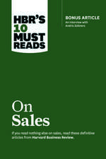 HBRS 10 MUST READS ON SALES (W