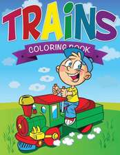 Trains Coloring Book