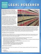 Legal Research (Speedy Study Guide)