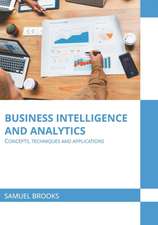 Business Intelligence and Analytics
