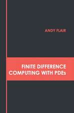 Finite Difference Computing with Pdes