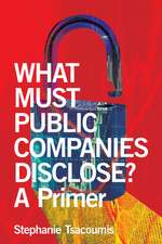 WHAT MUST PUBLIC COMPANIES DISCLOSE PRI