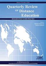 Quarterly Review of Distance Education Volume 19 Number 4 2018