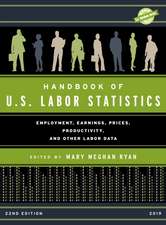 Handbook of U.S. Labor Statistics 2019