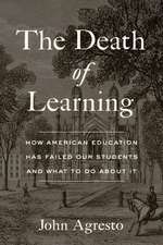 The Death of Learning