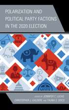 Polarization and Political Party Factions in the 2020 Election