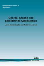 Chordal Graphs and Semidefinite Optimization