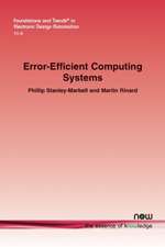 Stanley-Marbell, P: Error-Efficient Computing Systems