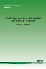 Field Experiments in Managerial Accounting Research