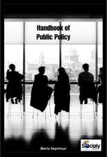 Handbook of Public Policy