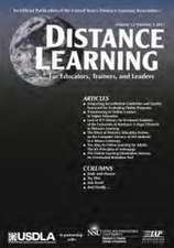 Distance Learning Magazine, Volume 12, Issue 4, 2015