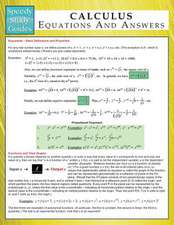 Calculus Equations and Answers (Speedy Study Guides): Learning Is Fun