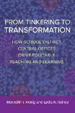 From Tinkering to Transformation