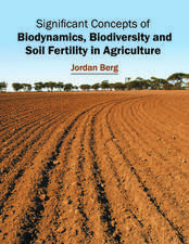 Significant Concepts of Biodynamics, Biodiversity and Soil Fertility in Agriculture