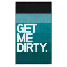 KNOCK KNOCK: Knock Knock Get Me Dirty. Bar Towel