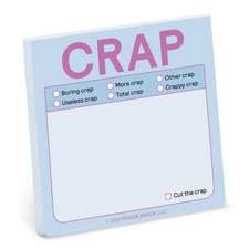 Knock Knock Crap Sticky Note (Pastel Version)