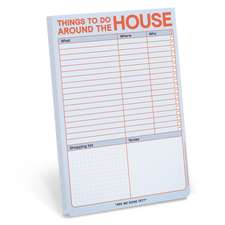 Knock Knock Things To Do Around the House (with magnet) Classic Pad (Pastel Version)