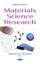 Advances in Materials Science Research