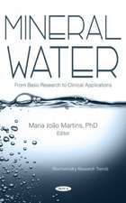 Mineral Water: From Basic Research to Clinical Applications