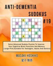 Anti-dementia Sudokus #19