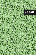 Zodiac Lifestyle, Animal Print, Write-in Notebook, Dotted Lines, Wide Ruled, Medium Size 6 x 9 Inch, 144 Pages (Green)