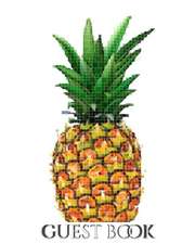 pineapple mosaic international hospitality blank guest book