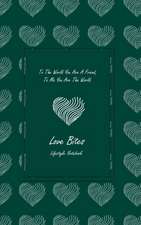 Love Bites Lifestyle Write-in Notebook, Dotted Lines, 288 Pages, Wide Ruled, Size 6" x 9" (A5) Hardcover (Olive Green)