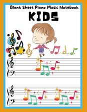 Blank Sheet Piano Music Notebook Kids