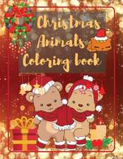 Christmas Animals Coloring Book