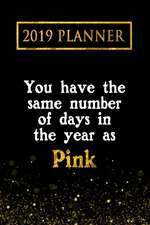 2019 Planner: You Have the Same Number of Days in the Year as Pink: Pink 2019 Planner