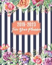 2019-2023 Five Year Planner: Monthly Schedule Organizer, 60 Months Calendar for Next Five Years