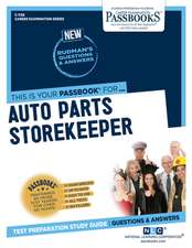 National Learning Corporation: Auto Parts Storekeeper (C-112