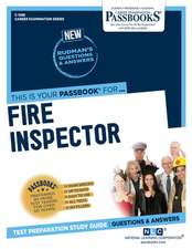 Fire Inspector (C-1288): Passbooks Study Guide Volume 1288