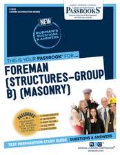 Foreman (Structures-Group B) (Masonry) (C-1323)