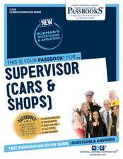 Supervisor (Cars & Shops) (C-1723)