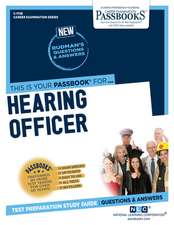 National Learning Corporation: Hearing Officer (C-1758)