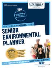 Senior Environmental Planner (C-2663): Passbooks Study Guide Volume 2663