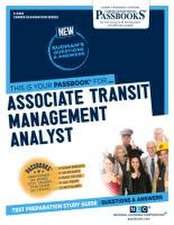 Associate Transit Management Analyst (C-3423): Passbooks Study Guide Volume 3423