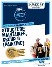 Structure Maintainer, Group G (Painting) (C-3528): Passbooks Study Guide Volume 3528