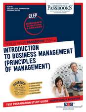 Introduction to Business Management (Principles of Management) (Clep-18)