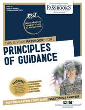 Principles of Guidance (Dan-33): Passbooks Study Guide Volume 33