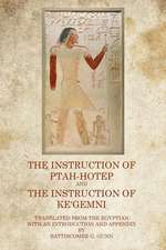 The Instruction of Ptah Hotep