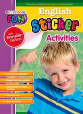 Preschool Fun - English Sticker Activities