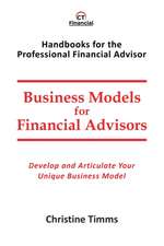 Business Models for Financial Advisors