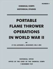 Portableflamethroweroperationsinworldwarii: A Study of the German Operations at Anzio Beachhead from 22 Jan 44 to 31 May 44