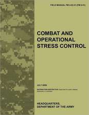 Combat and Operational Stress Control