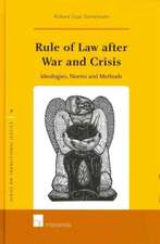 Rule of Law After War and Crisis