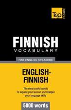 Finnish Vocabulary for English Speakers - 5000 Words: Transcription - IPA