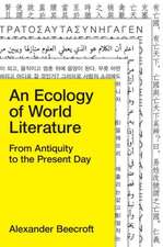 An Ecology of World Literature