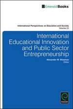 International Educational Innovation and Public Sector Entrepreneurship